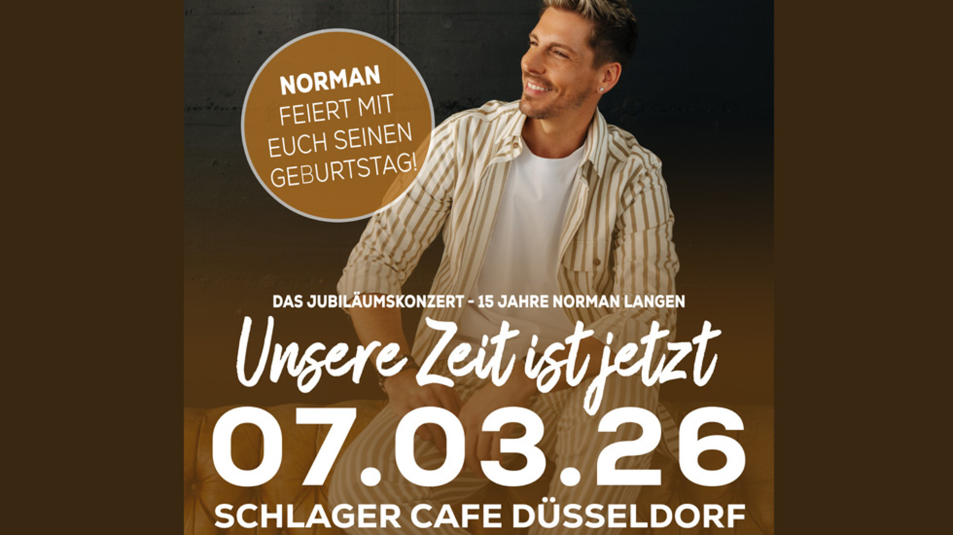 "15 JAHRE NORMAN LANGEN" Das Jubil&auml;ums- konzert